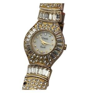 VTG Xanadu Womens Watch 24mm - Fresh Battery - Wrist 6.75 Missing 1 Rhinestone